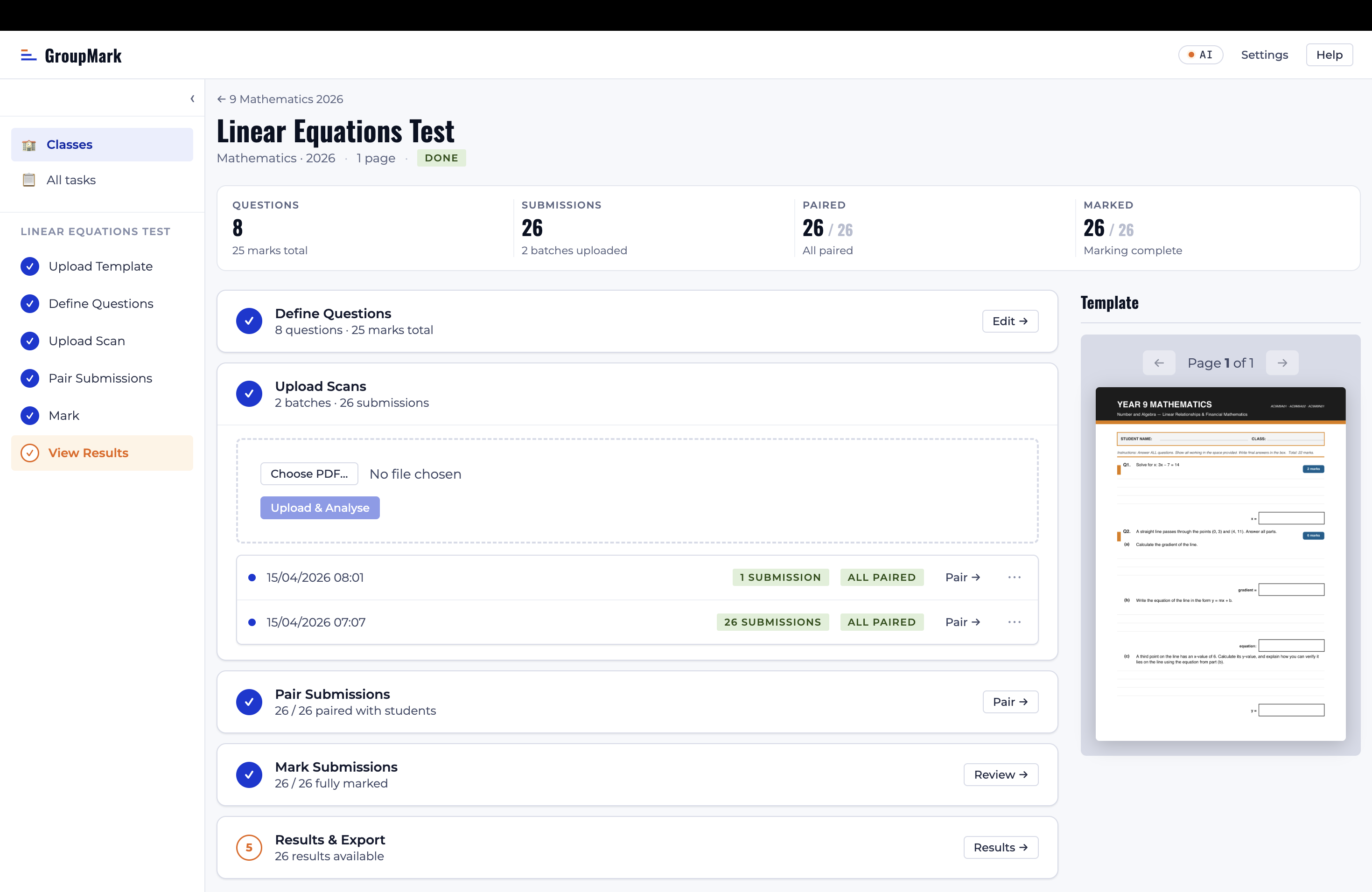 Scan your blank task.